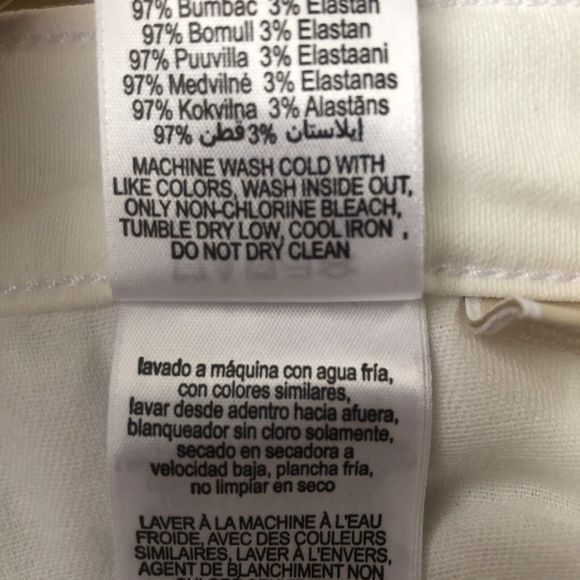 NWT MICHAEL KORS Selma Skinny High Rise Slim White  Jeans Size 4 Women - Picture 9 of 16